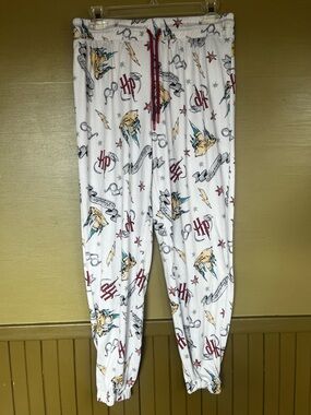 Harry Potter Jogger style Pajama Pants w/ Drawstrings Medium